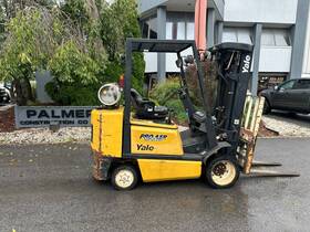 Glc065tgnuaq084 Yale Forklift Quad Mast Side Shift Lift Truck Tow Motor Industrial Hyster