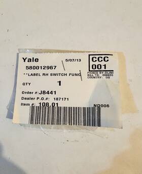 Label-580012967 Yale