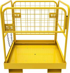 Yitamotor 313057569575 36 Inch X36 Forklift Safety Cage 1200lbs Man Basket Work Platfor