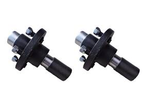 Ylljyk 757035724868 Two 2 5 X Replacement Idler Hub Spindle Kit Stub End Trailer Axle 3500# #