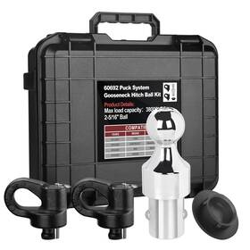At-rtc005 Yzdksmg 60692 - Puck System Gooseneck Hitch Ball Kit With Box 2-5/16 Inch 38 000 Lbs