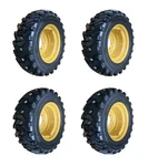 10-16.5 Trac Chief Usa Skid Steer Tires/wheels/rims For Caterpillar & MORE-8PLY. Fixed Price $1440.00.