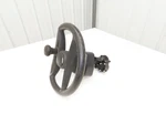 Hyster 8808585 Forklift Steering Wheel & Bracket Assembly Removed From E80XN. Fixed Price $154.96.