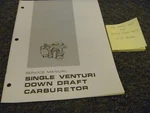 Caterpillar V30 V40 V41 V50 V51 V60 Forklift Truck Carburetor Service Manual. Fixed Price $69.74.