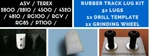 Rubber Track Lug Kit For Asv / Terex 2800 2810 4500 4520 4810. Fixed Price $260.00.