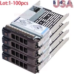 Lot Dell Drive 3.5" 2.5" Adapter Caddy Tray 9W8C4 F238F R320 R420 T610 R530 R630. Fixed Price $1023.20.