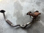 Genuine Yale Hyster 4025054 Forklift Exhaust Pipe 2.0 Engine With Manifold. Fixed Price $275.00.