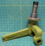 Clark Left Hand Forklift Steer Knuckle Spindle Stub Axle, Green. Fixed Price $226.88.