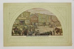 Vtg Chicago Il Clark St Lake Randolph 1857 Horse Carriages Groceries Art. Fixed Price $12.71.