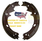 1565314 Hyster Vx 5800513-33 Yale Ft Brake Shoe 2XSET Right S40 S50 S60 SF005. Fixed Price $55.00.