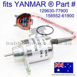 Fits Yanmar Fuel Shut Off Stop Solenoid 129630-77900 Ring Gasket 158552-61900. Fixed Price $66.20.