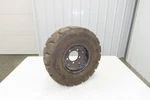 Bergougnan 18X7-8 Forklift Tire Traction Pneumatic Black 5X110 Rim. Fixed Price $94.99.