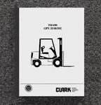 Gpx 35, 40, 50E Trucks Forklift Service Repair Manual Clark - Paper. Fixed Price $32.90.