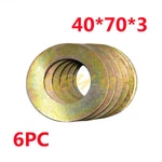 6PC Bucket Pin Shim Kit 40X70X3MM For Caterpillar Case, Ih Excavator. Fixed Price $24.69.