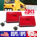 2PC Red Lamp Assembly 142-7503 For Caterpillar 228 232B 236B3 259B3. Fixed Price $52.50.