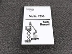 Genie TZ50 Trailer Mounted Boom Lift Parts Catalog Manual. Fixed Price $124.92.