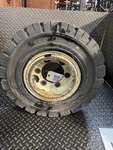 580047728 Wheel - 5.00X10 6BOLT Holes C/w Side Ring Lock Fits Yale Good. Fixed Price $430.00.