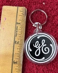 General Electric Keychain Ring Fob Vintage. Fixed Price $5.00.
