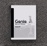 Genie IWP-20S Industrial Work Platform Lift Operator Owner User Manual. Fixed Price $104.49.