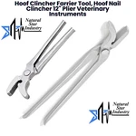 Hoof Clincher Farrier Tool, Nail 12" Plier Veterinary Instruments. Fixed Price $38.99.