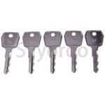 (5) Ignition Keys Toyota Forklift Toyold Older Models 511416 57421-22060-71. Fixed Price $7.20.