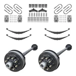 Dexter Rockwell American Tandem 7K Electric Brake Axle Kit 14K Cap 865. Fixed Price $2065.00.