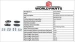 Disc Brake Pad Set-natural Synergy WSD1004MH. Fixed Price $36.65.