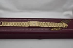 Piaget Dancer 18K Yg Square Watch With Factory Diamond, Original Box, Excellent. Fixed Price $12950.00.