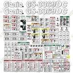 Fits Genie GS-3669DC Decal Kit Scissor Lift Replacement Stickers 3M Vinyl!. Fixed Price $244.95.