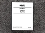 Doosan Forklift D25S-7 Repair Service Shop Manual. Fixed Price $106.23.