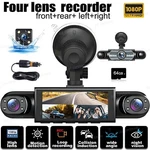 360 4 Channel 1080P Hd Car Dash Front And Rear Inside Left Right + Camera. Fixed Price $36.99.