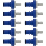 09MBLU1 Blue Male End Connector, 1/4 (6MM) Insert, Quick-connect (pack Of 10). Fixed Price $174.99.