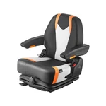 Vevor Universal Forklift Seat, Tractor Suspension With Adjustable Back, Arm. Fixed Price $437.18.