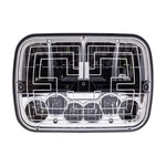 5" X 7" Heated Led Headlight With Polycarbonate Lens & Housing Truck Semi. Fixed Price $116.54.