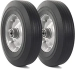 Ar-pro (2-PACK) 10''X2.5'' Flat Free Solid Rubber Replacement 10''X2.5, Black. Fixed Price $42.99.