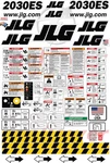 Fits Jlg 2030ES Scissor Lift Decal Kit Laminated 3M Vinyl - Free Shipping. Fixed Price $184.95.