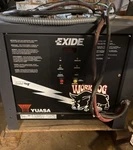 Yuasa Industrial Battery Charger Electric Pallet Jack Forklift Exide Parts Only. Fixed Price $155.00.