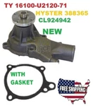 Gm 181 3.0L Water Pump 388365 Hyster 16100-U2120-71 Toyota 924942 Clark BA007B. Fixed Price $57.50.