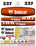 Fits Bobcat 337 Mini Excavator Decal Kit -3M Vinyl -free Shipping Stickers Set. Fixed Price $179.95.