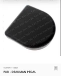 New Raymond Forklift 1118861, RA1118861 Deadman Pedal Pad. Fixed Price $44.00.