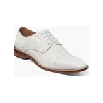 Stacy Adams Tedesco Cap Toe Oxford Lizard Leather Dress Shoes White 25630-100. Fixed Price $92.00.