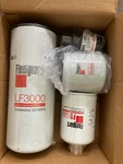 Lot Cummings New Filters Fleetguard Nib WF207 FS1280 FF42000 LF3000 Usa Oem A+. Fixed Price $51.00.