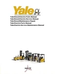 Yale Forklift-diesel-electric-service Manual-parts. Fixed Price $85.00.