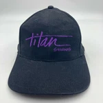 Vintage Titan Series Hoist Liftruck Hat Cap Black Snap Back Forklift. Fixed Price $14.24.