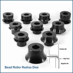 Globauto 10PCS Bead Roller Radius Dies Suit 22MM Shaft. Fixed Price $132.00.