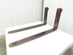 Kenhar K2100U 4X42" Class Steel Forklift Forks 16" Carriage 1-PAIR. Fixed Price $349.99.