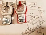 Toyota Forklift 80982-76014-71 Battery Terminal Kit (2PZ) Post/neg High Quality. Fixed Price $16.50.