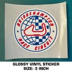 Bridgehampton Race Circuit Glossy Vinyl Decal Sticker Track-vintage Scca. Fixed Price $5.81.