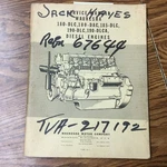 Waukesha 180-DLC Dac 185 190-DLCA Diesel Engine Service Shop Repair Manual Guide. Fixed Price $79.99.
