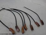 7 Carbon Brushes - .284" X .345" 1.05" Shunt 8" Long New. Fixed Price $20.00.